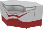 Прилавок кассовый EQTA Gamma-2 КНП IC 90 RAL 3004