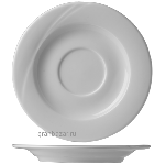 Блюдце «Атлантис»; фарфор; D=13,H=2см; белый Lilien Austria ATL1713