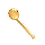 Ложка гарнирная для раздачи Square Tip 245 мм перфорированная нерж. цвет золото PVD P.L. Proff Cuisine