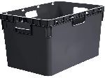 Ящик сплошной 600х400х340 мм, 60 л, с отверстиями для пакетов