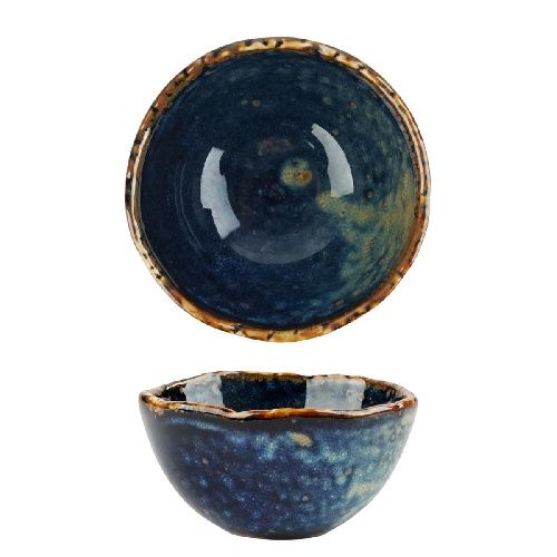 Соусник Aqua Blue d=75 мм, h=40 мм, 80 мл, фарфор P.L. Proff Cuisine 	ZA0305-3-A