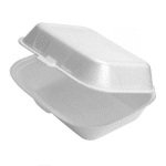 Контейнер-ланчбокс 400мл вспененный полистирол белый Интерпластик-2001 LBS, 200 шт