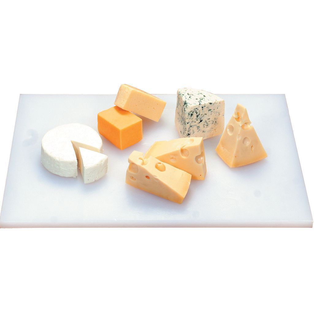 Доска разделочная пластиковая, белый цвет 400х300х8 мм, P.L. Proff Cuisine