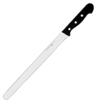 Нож д/хлеба «Глория»; сталь; L=44/30,B=2.5см; черный Felix 608130