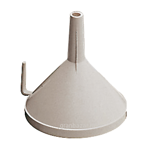 Воронка; пластик; D=10,H=11,L=11см; белый Paderno 47604-10