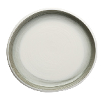 Тарелка с высоким бортом «Айсио»; фарфор; H=28, L=202, B=187мм; белый,серый KunstWerk T8601002