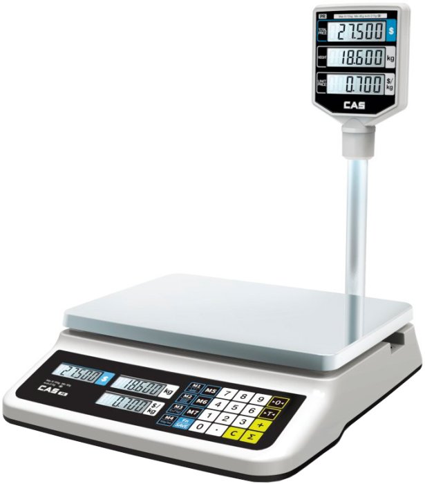 Торговые весы CAS PR-6P (LCD, II) RS