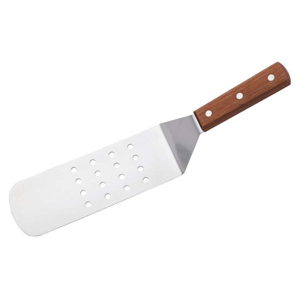 Лопатка 205х73 мм 365 мм перфорированная нерж. с дерев. ручкой P.L. Proff Cuisine MCY26