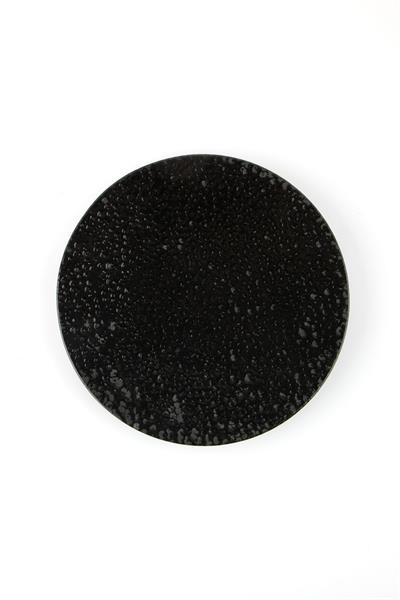 Тарелка плоская BLACK MOSS фарфор, d 170 мм, h 20 мм, черный Porland 187817 BLACK MOSS