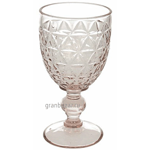 Бокал д/воды «Абигейл»; стекло; 310мл; D=85,H=160мм; розов. Tognana B4565460055