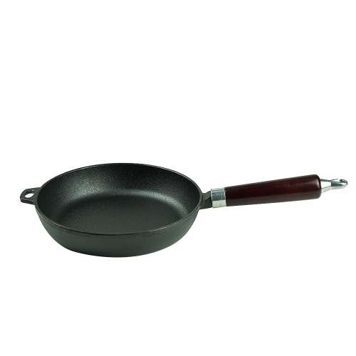 Сковорода чугунная с деревянной ручкой D=200 мм, P.L. Proff Cuisine XGR20