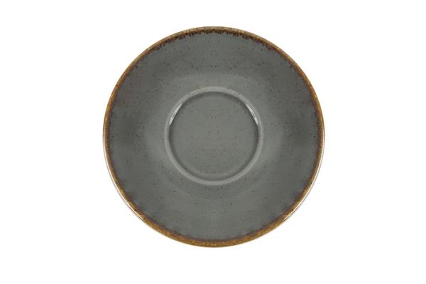 Блюдце для кофейной чашки DARK GREY фарфор, d 120 мм, h 19 мм, серый Seasons Porland 122112 темно-серый