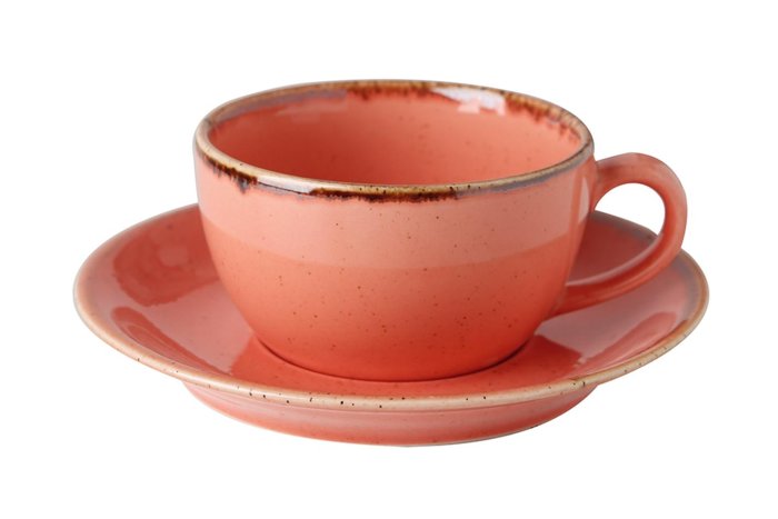 Блюдце для чайной чашки 16 CM Porland 132115 ORANGE