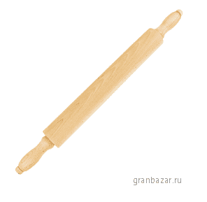 Скалка; бук; D=60,L=470/270 мм; древесн. ALM 
