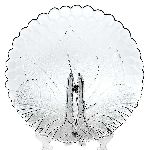 Тарелка закусочная "Султана"; стекло; D=195мм; Pasabahce 10289/b