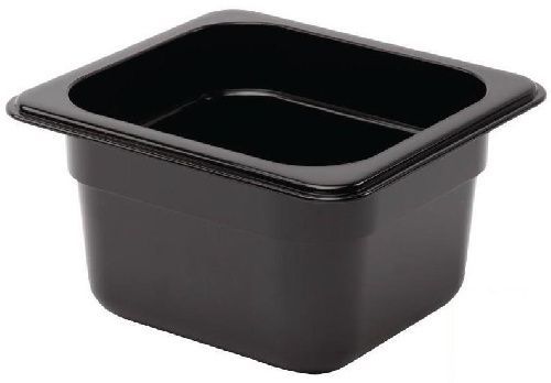 Гастроемкость GN1/6-100 полипропилен черная Gastromix