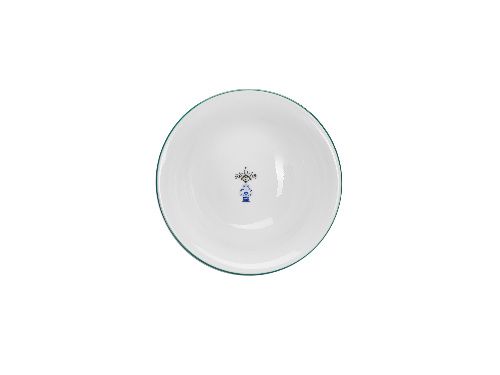 Салатник Vaso Piccolo 160 мм, кант зеленый, Porland DS20