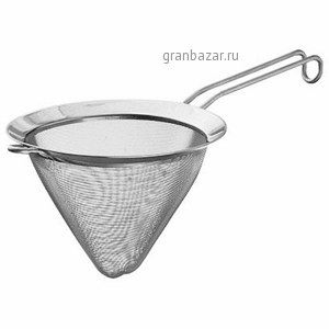 Сито-конус; сталь нерж.; D=16,H=12.5,L=35.5см; металлич. Paderno 41931-16