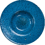 Тарелка для пасты «Млечный путь голубой»; фарфор; 0,5л; D=310мм, H=55мм; голуб., черный Борисовская Керамика ФРФ88803764