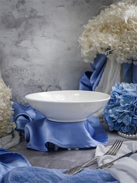 Салатник Primavera 1,1 л, d 227 мм h 62 мм, фарфор Casa di Fortuna