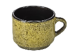 Чашка чайная «Млечный путь салатовый» фарфор 200 мл D=80, H=65 мм салатов., черный Борисовская Керамика ФРФ88800263