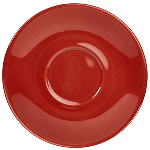 Блюдце «Роял»; фарфор; D=135мм; красный Genware 182113R