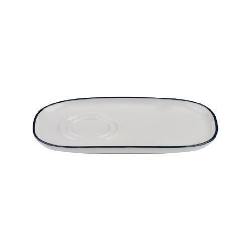 Блюдце Modest Navy 220 мм ID Fine [12]