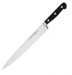 Нож д/нарезки мяса «Глория Люкс»; сталь; L=38/26,B=3см; черный Felix 901926