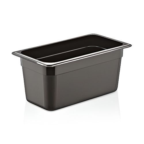 Гастроемкость 1/4 h=150 мм. 265*162 мм. 3,5 л. п/п черная GASTROPLAST /1/24/