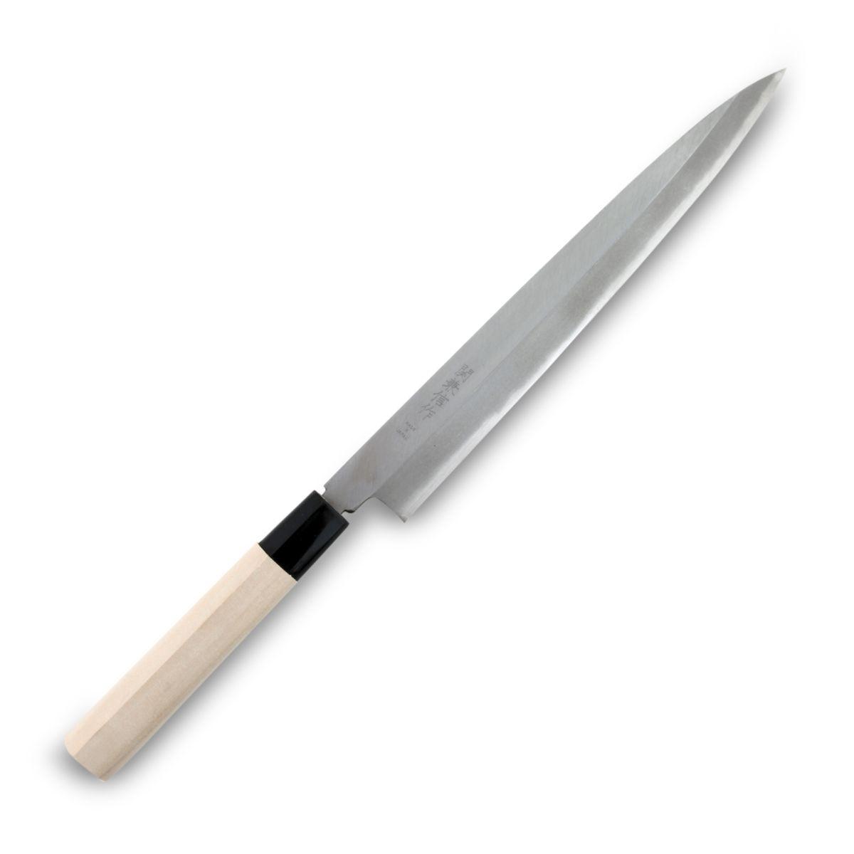 Молодые ножи 27.03 2024. Японские кухонные ножи Тоджиро. Японский нож Янагиба. Японский нож 27 см Тоджиро. Японские филейные ножи Янагиба.