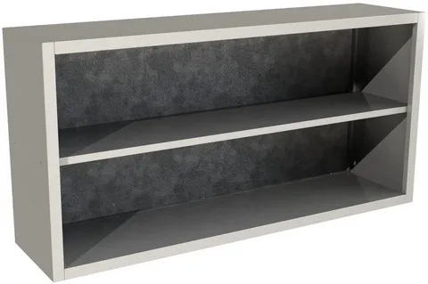 Полка нержавеющая настенная открытая Restoinox ПНО-9/4