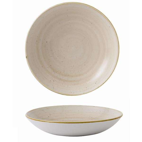 Тарелка глубокая без борта Stonecast 248мм 1,13л Nutmeg Cream CHURCHILL SNMSEVB91
