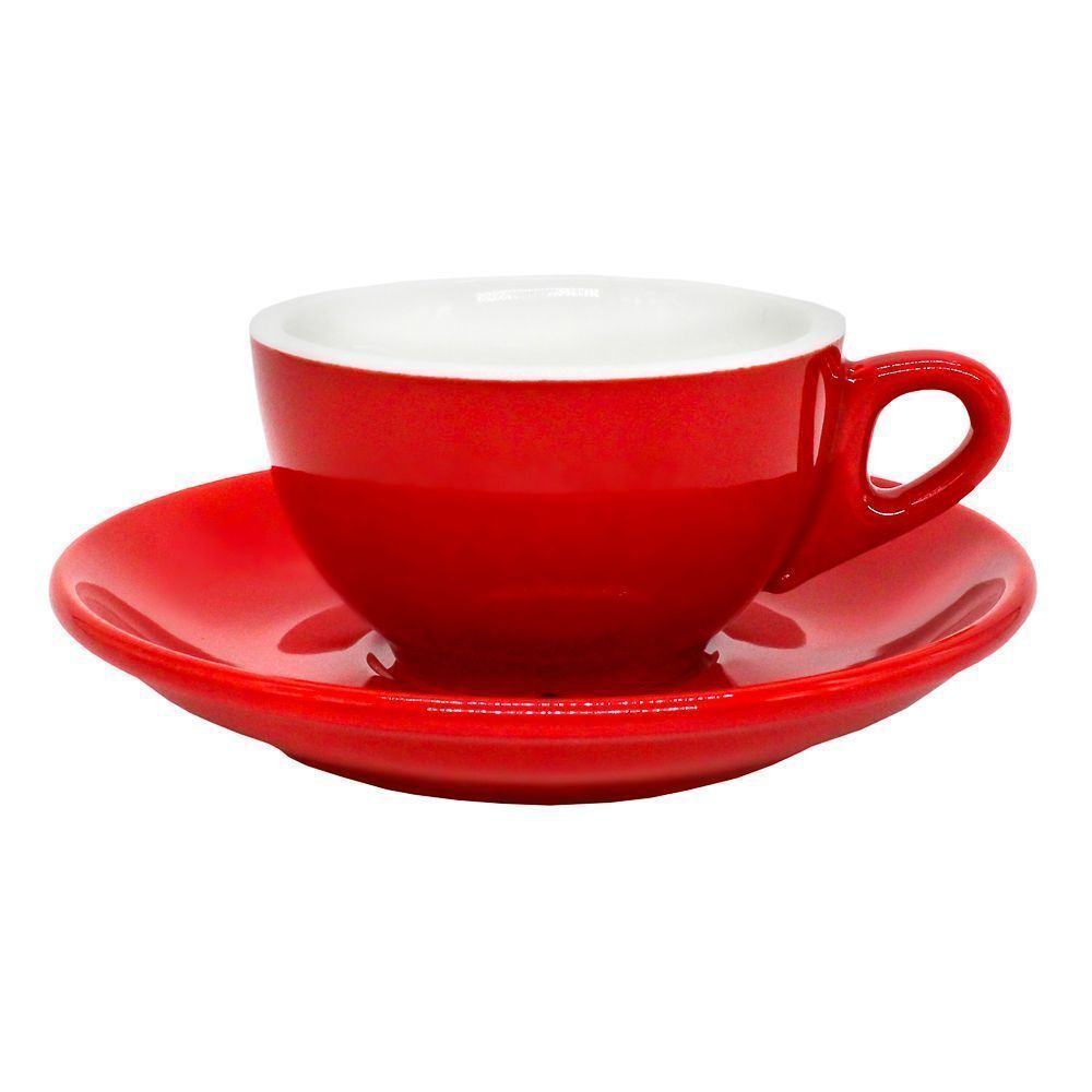 Кофейная пара 70 мл.красная.фарфор. P.L. Proff Cuisine CS200309-RED