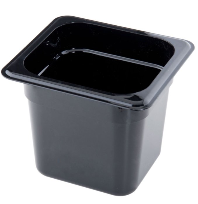 Гастроемкость 1/6 h=150 поликарб.черная Cambro /6/ 66CW 110