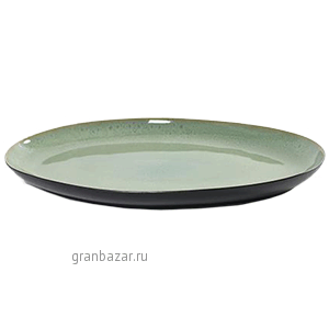Блюдо «Паскаль»; керамика; L=40,B=28см; зелен. Serax B1013060