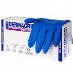 Перчатки латексные Dermagrip High Risk в коробочке 25 пар раз. S