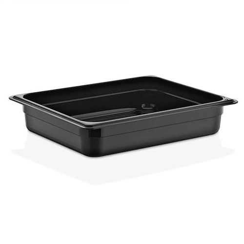 Гастроемкость 1/2 h=65 мм. 3 л. п/п черная /1/12/ Gastroplast GNPP-1265/B