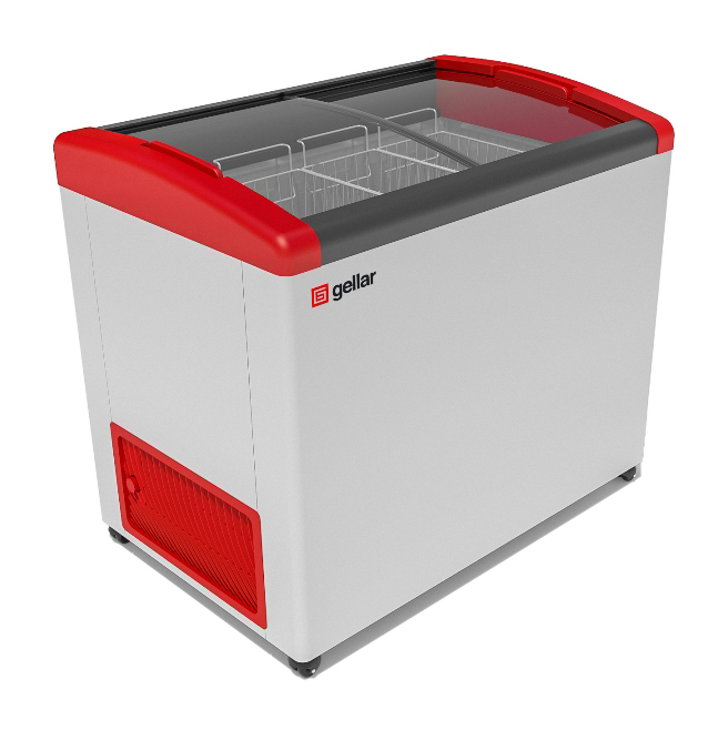 Ларь морозильный Frostor GELLAR FG 350 E красный (R134a)