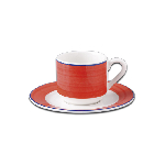 Чашка Bahamas 2 круглая, цвет красный 9 Cl., фарфор RAK BACU09D56 