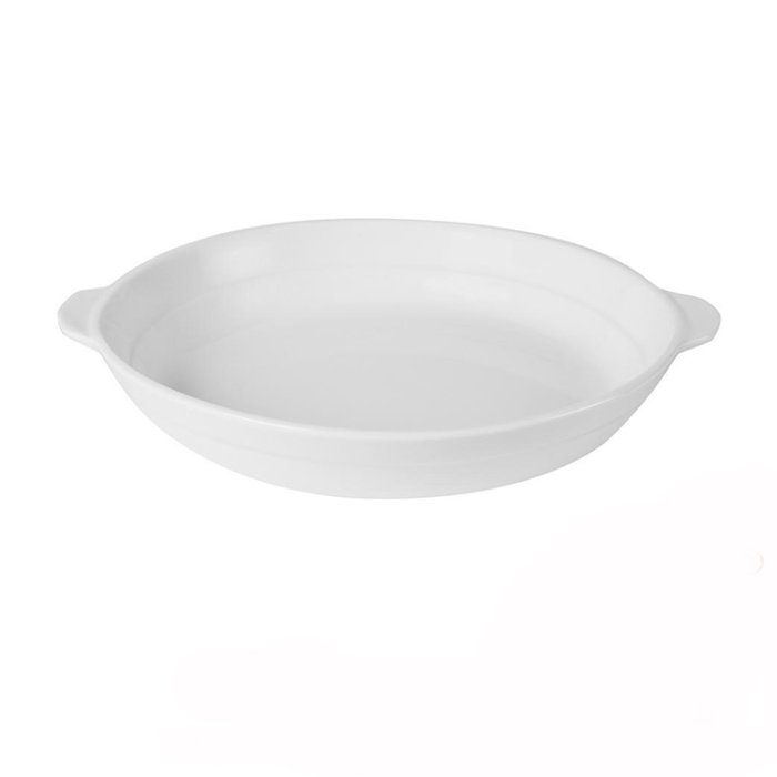 Блюдо для запекания (баранчик) CAMEO Imperial white 480мл d185 мм(215 мм) h40 мм 210-407