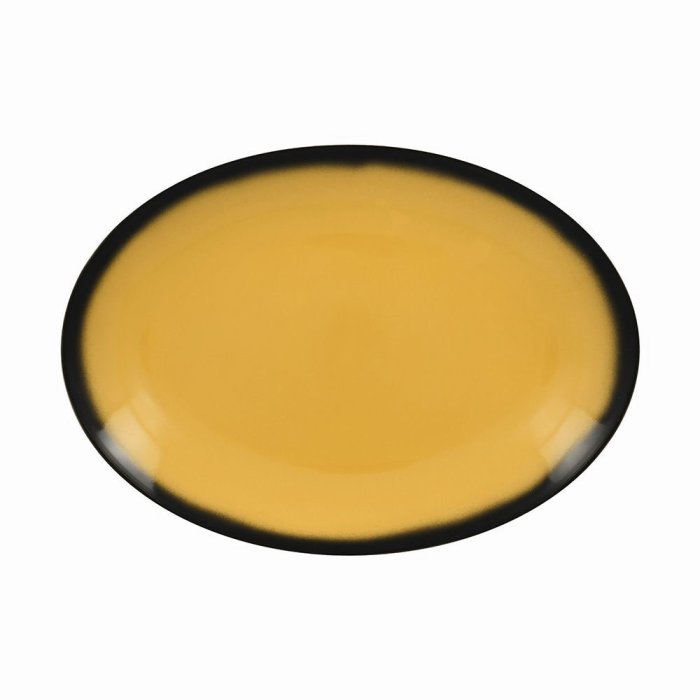 Блюдо овальное RAK Porcelain LEA Yellow 360 мм (желтый цвет) LENNOP36NY