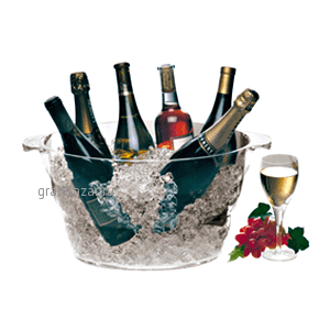 Емкость д/охлаждения напитков; акрил; H=23,L=40,B=28см Paderno 44946-04