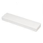 Блюдо прямоугольное White Matt Panasia 410х100 мм h40 мм P.L. Proff Cuisine ZA0461-16-FR