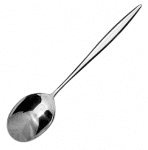 Ложка десертная «Адажио»; сталь нерж.; L=185/55,B=4мм; металлич. Eternum 2090-15
