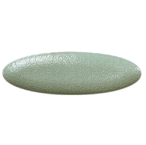 Блюдо овальное 17'' 440х140х23мм, зеленый Corone Nori [LQ-QK15294-GRE]