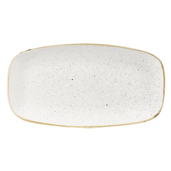 Блюдо прямоугольное CHEFS без борта Stonecast 269х127мм Barley White Churchill SWHSXO101