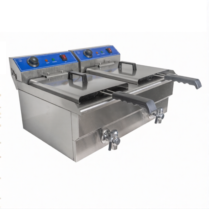 Фритюрница Hualian HEF-10L (2 емкости)