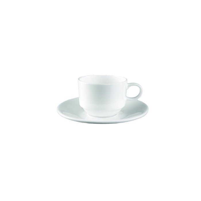 Кофейная пара Stella 140 мл. штабелир. Wilmax (блюдце 996099) /6/48/ 993039