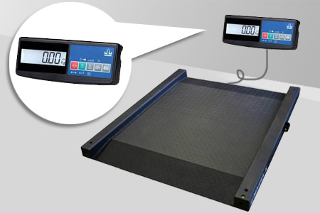 Промышленные электронные платформенные весы с 4 датчиками 4D-LM-10/10-1000-A (накатные)