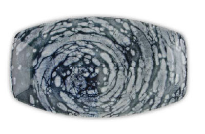 Тарелка прямоугольная VORTEX фарфор, 230x136 мм, h 23 мм, синий Porland 114423 VORTEX